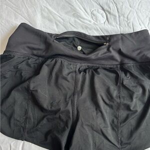 Women's Black Athletic Shorts